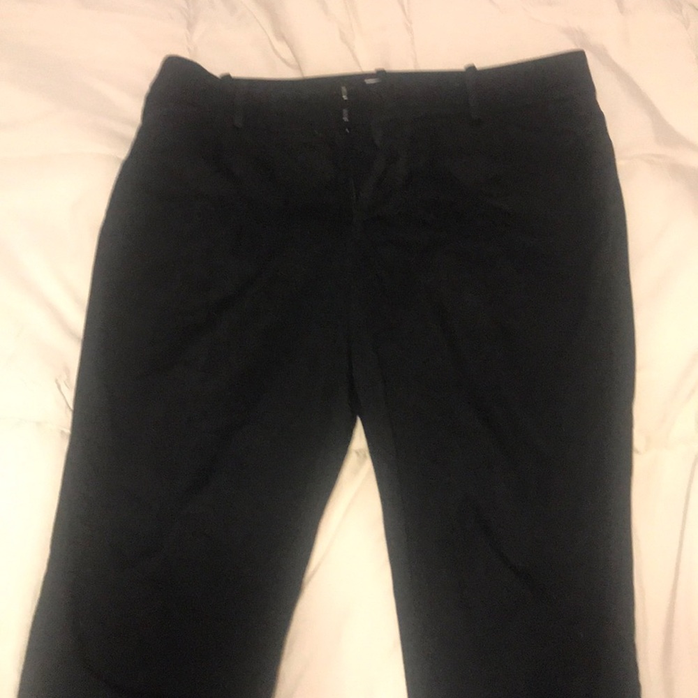 Black khaki trousers